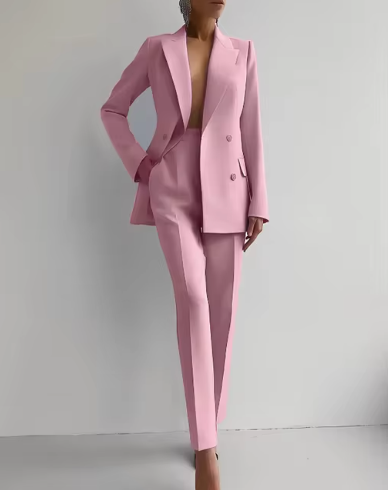  Conjunto blazer y pantalón de pinzas