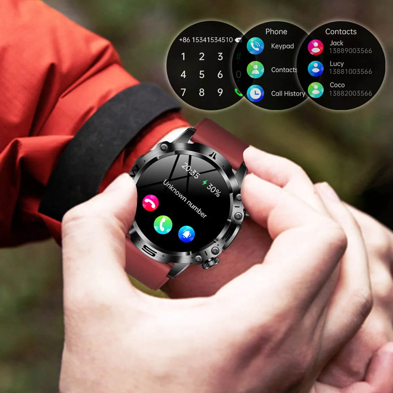 PRO 3 Reloj inteligente deportivo de alta gama con control del nivel de azúcar en sangre, ECG/EKG y salud