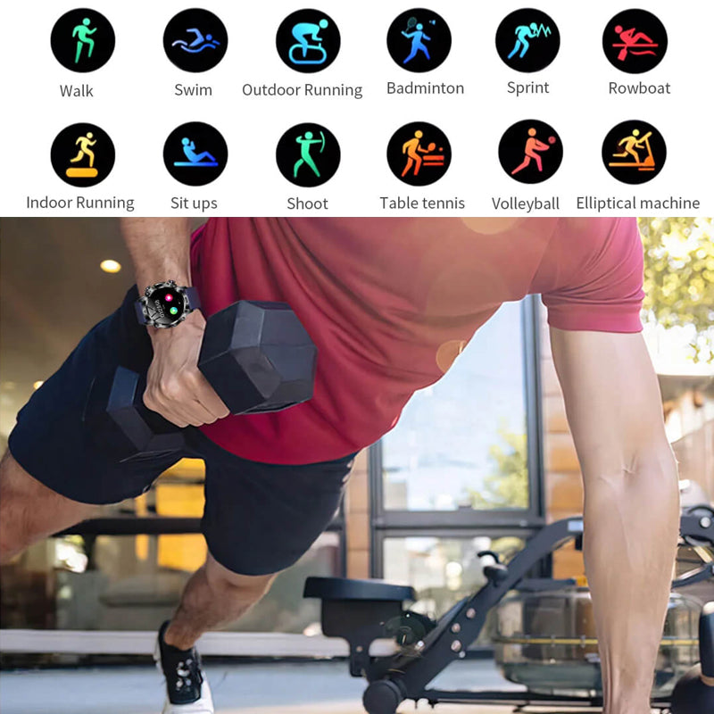 PRO 3 Reloj inteligente deportivo de alta gama con control del nivel de azúcar en sangre, ECG/EKG y salud
