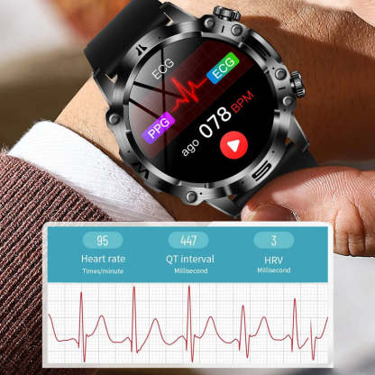 PRO 3 Reloj inteligente deportivo de alta gama con control del nivel de azúcar en sangre, ECG/EKG y salud