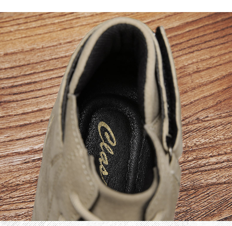 Zapatos barefoot de cuero impermeables botines unisex