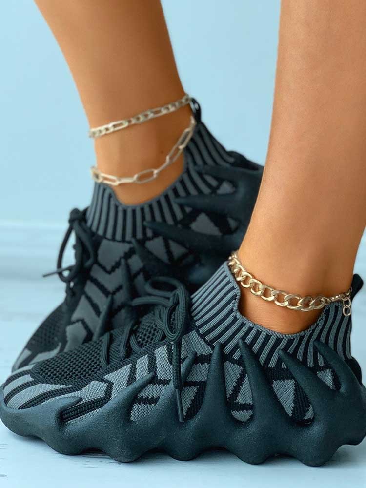 Zapatillas deportivas transpirables con cordones y soporte de arco CSP