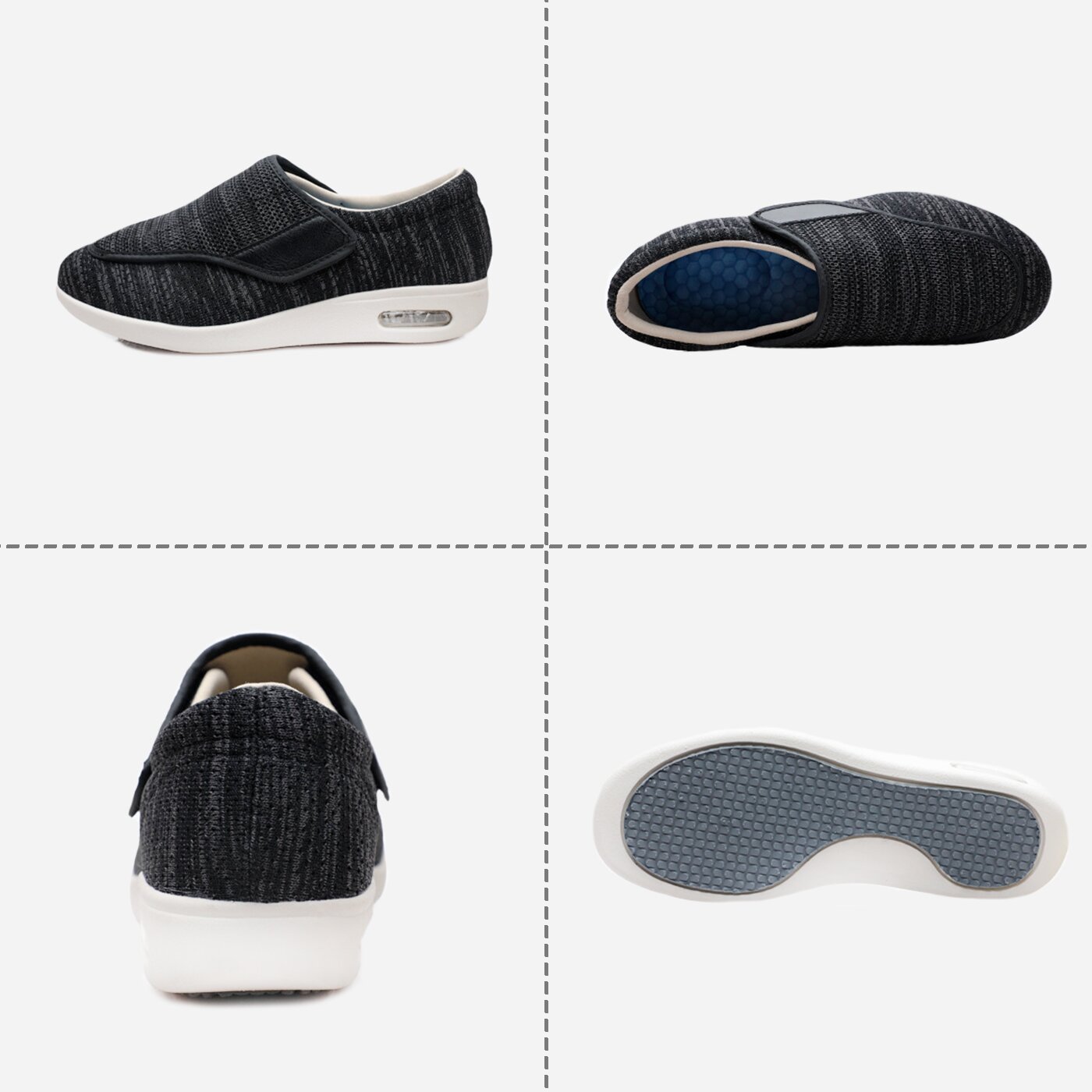 Zapatos Anchos para Diabéticos con Pies Hinchados