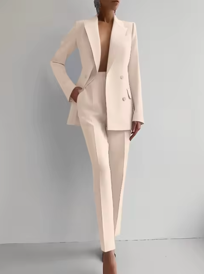  Conjunto blazer y pantalón de pinzas