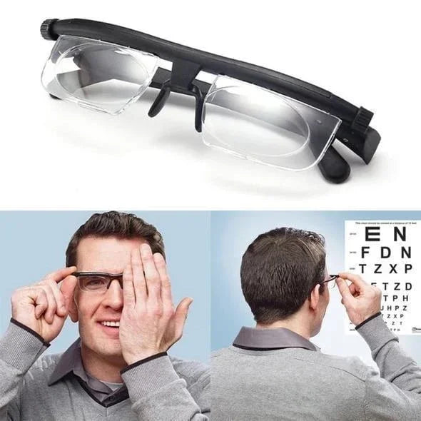 Gafas de enfoque ajustable para visión cercana y lejana