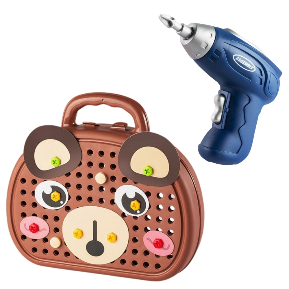 Kit educativo de juguetes y taladros de rompecabezas