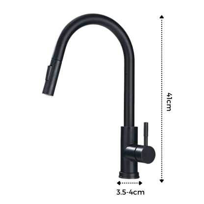 Grifo de cocina flexible con sensor