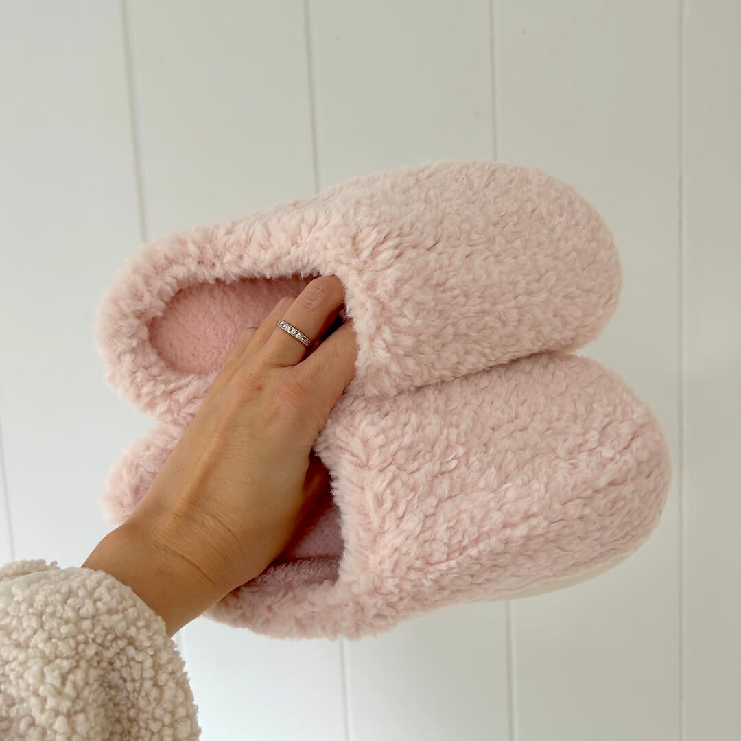 Pantuflas Nórdicas de Felpa para Mujer