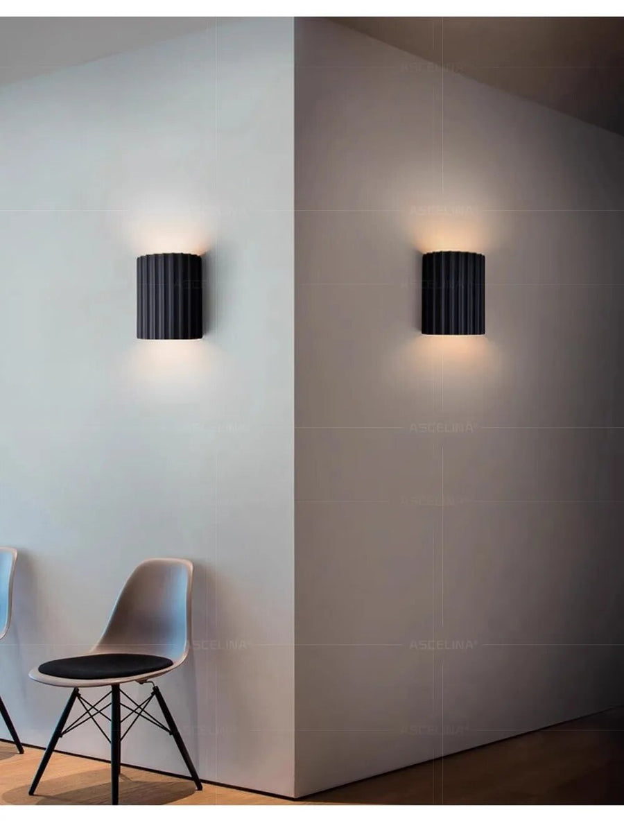 Lámpara de pared moderna de resina
