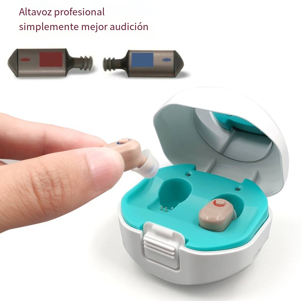 Audífono Digital recargable para ancianos, amplificador de audición ajustable
