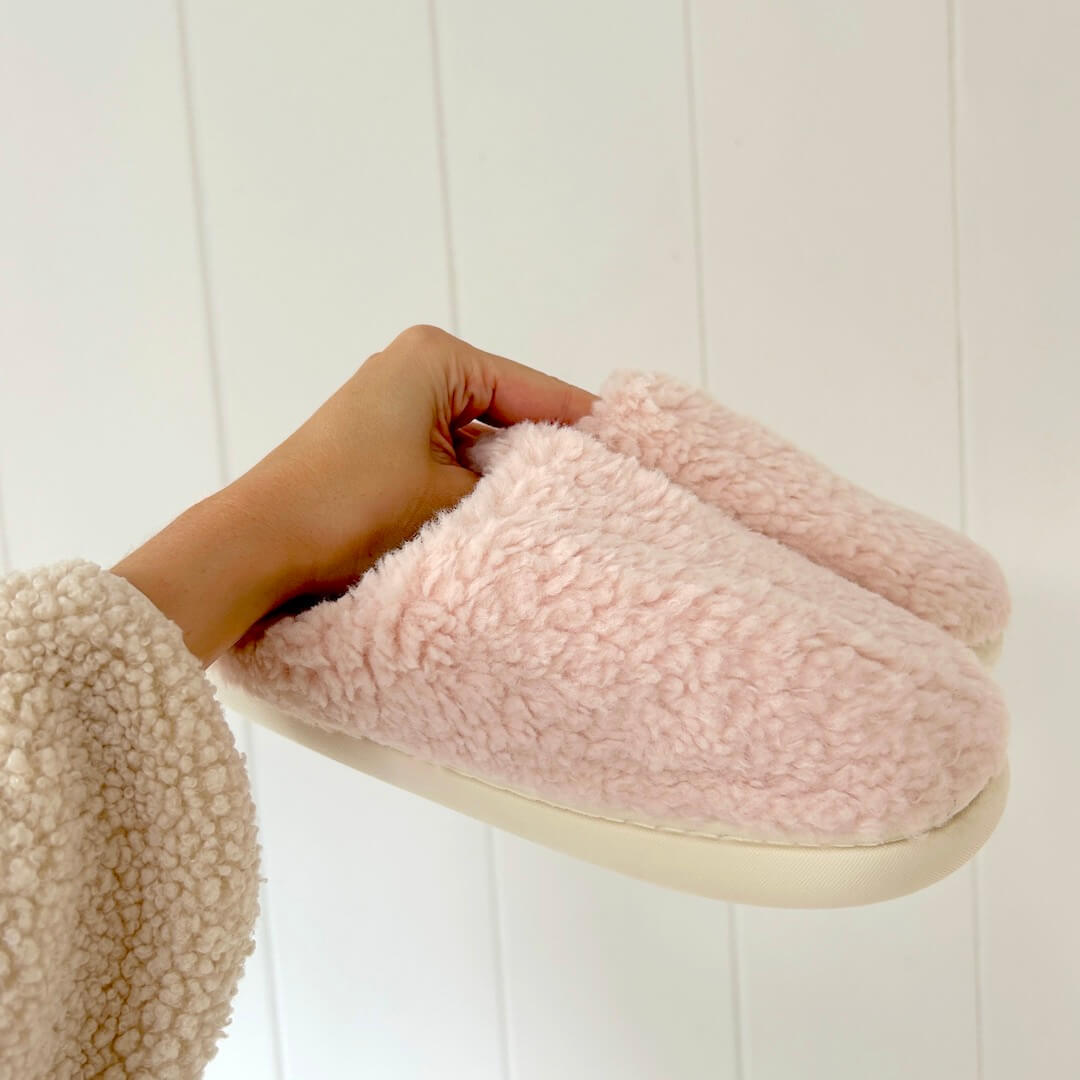 Pantuflas Nórdicas de Felpa para Mujer