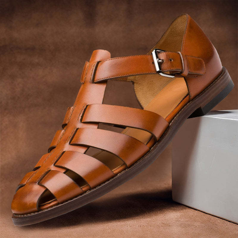 Sandalias de cuero premium para hombre