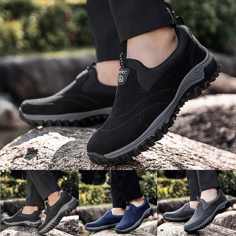 Mocasines ortopédicos impermeables para hombre