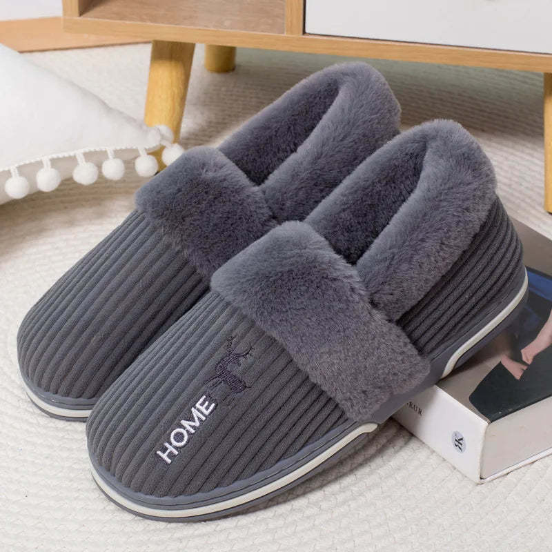 Pantuflas: cómodas pantuflas de invierno para interiores para ella