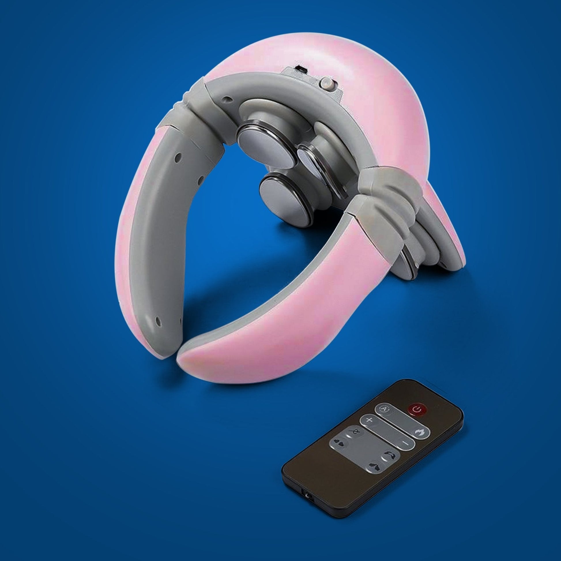 Masajeador de cuello inteligente con control remoto - Masajeador 4D para el dolor de cuello