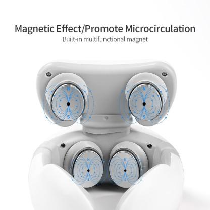 Masajeador de cuello inteligente con control remoto - Masajeador 4D para el dolor de cuello