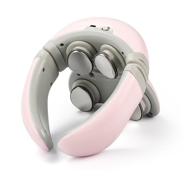 Masajeador de cuello inteligente con control remoto - Masajeador 4D para el dolor de cuello