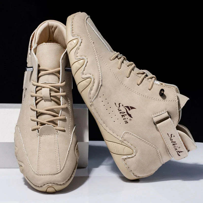 Invierno | Zapatos ortopédicos de cuero descalzos  