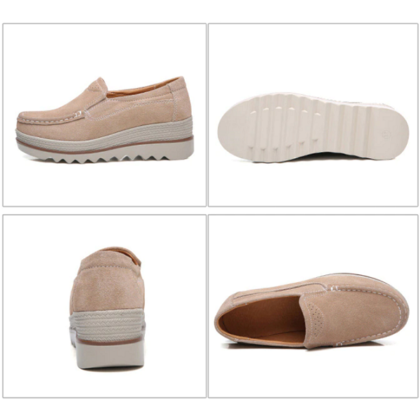 Zapatos Ortopédicos De Piel Para La Mujer De Pie Ancho