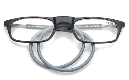Gafas de lectura de alta calidad con absorción magnética TR, para colgar en el cuello, gafas de lectura divertidas