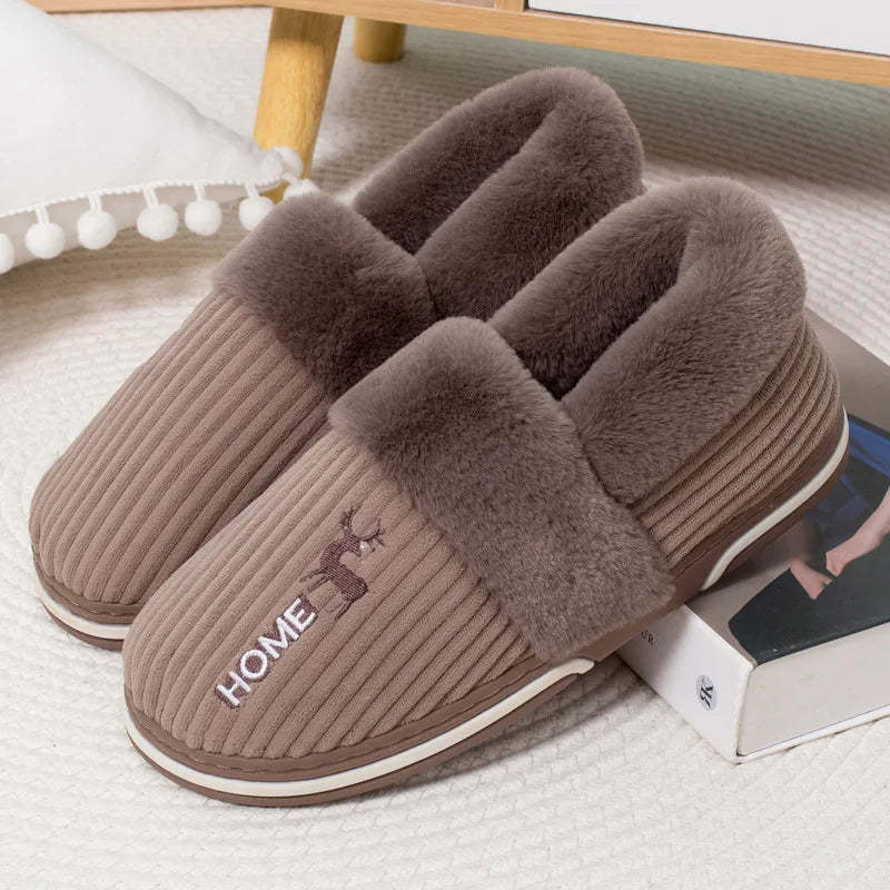Pantuflas: cómodas pantuflas de invierno para interiores para ella