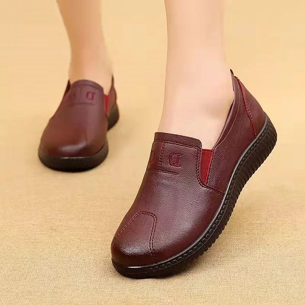 Mocasines Anchos Antideslizantes Zapatos Casual Mujer
