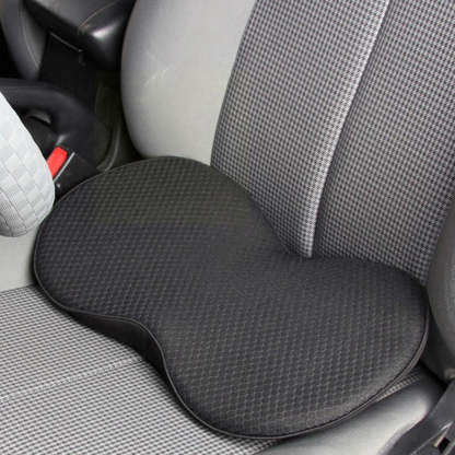 Cojín para asiento de coche para conductores de baja estatura