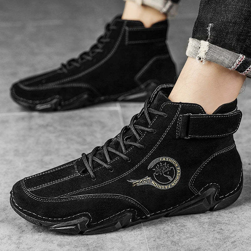 Zapatos barefoot de cuero impermeables botines unisex