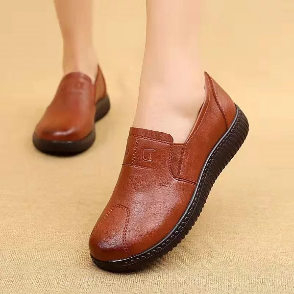 Mocasines Anchos Antideslizantes Zapatos Casual Mujer
