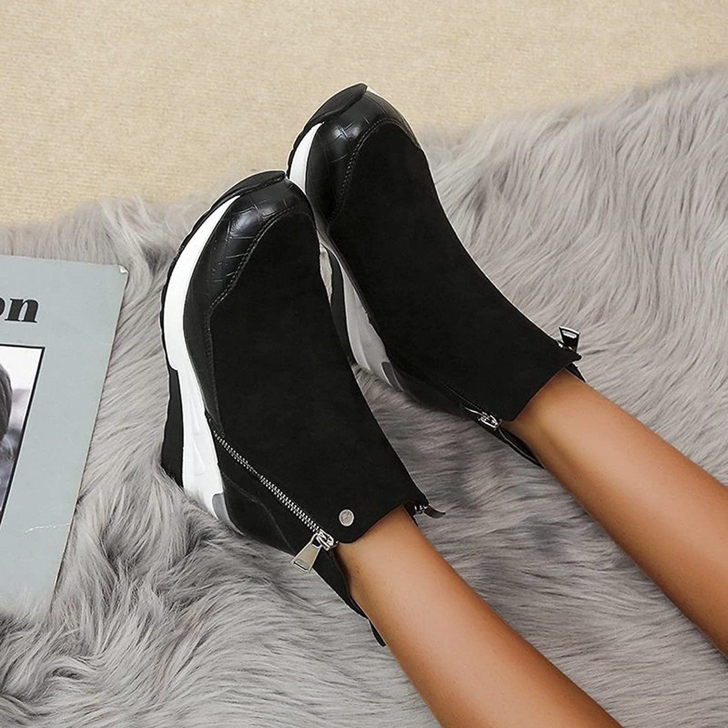 Cómodos botines de mujer impermeables