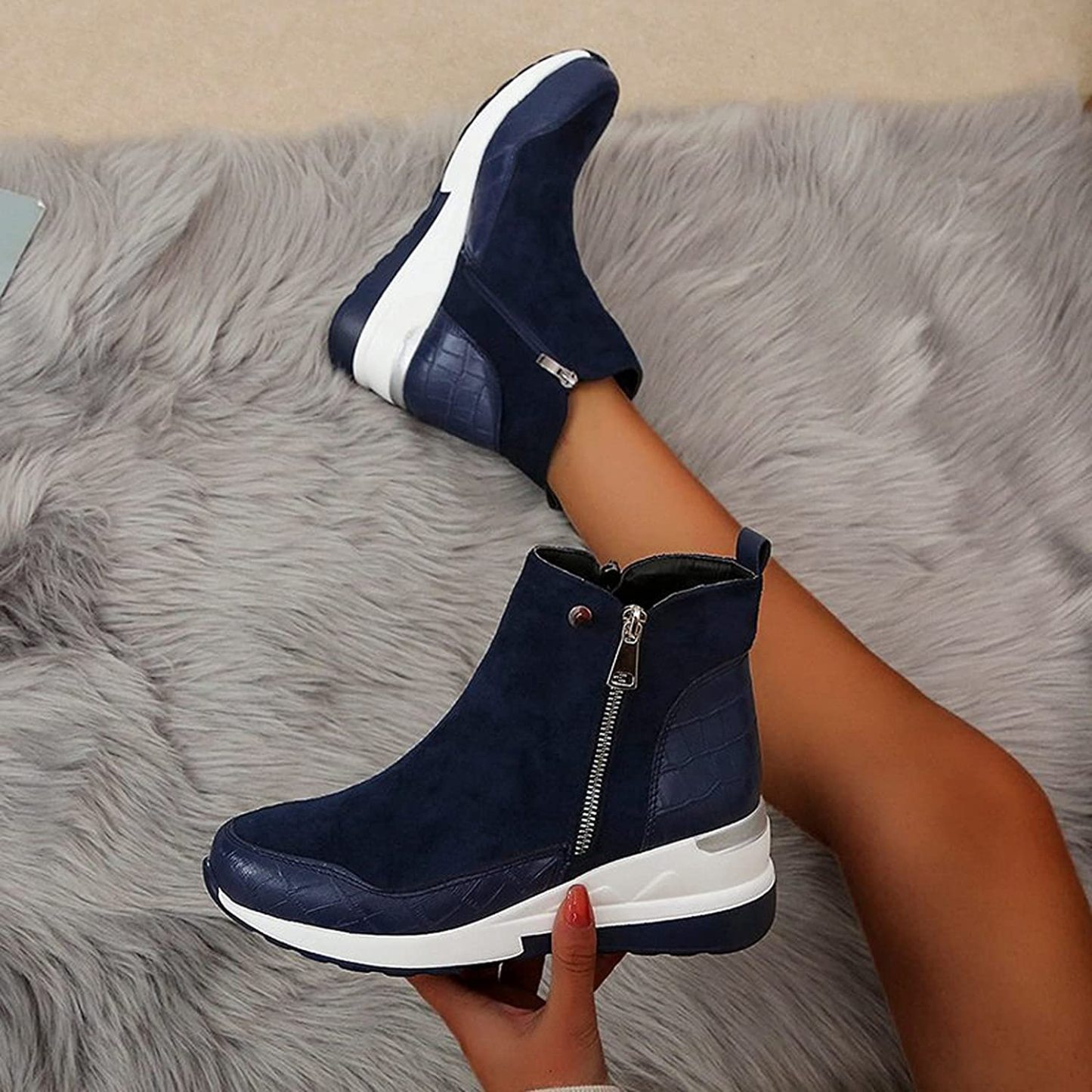 Cómodos botines de mujer impermeables