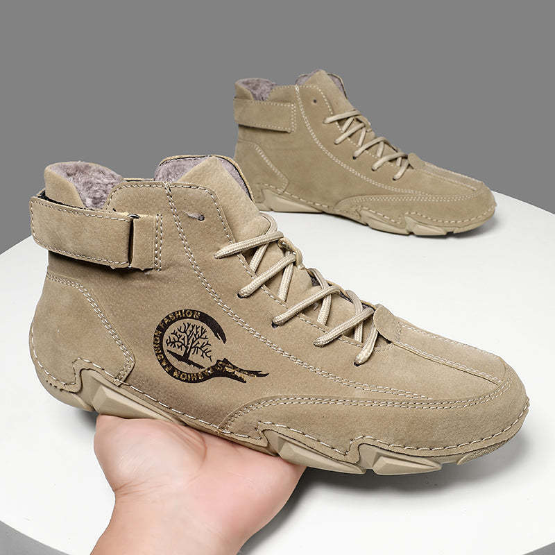 Zapatos barefoot de cuero impermeables botines unisex