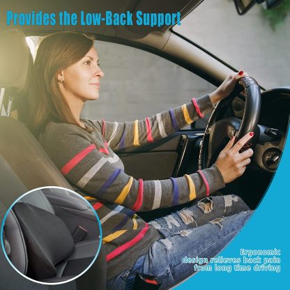 Cojín para asiento de coche para conductores de baja estatura