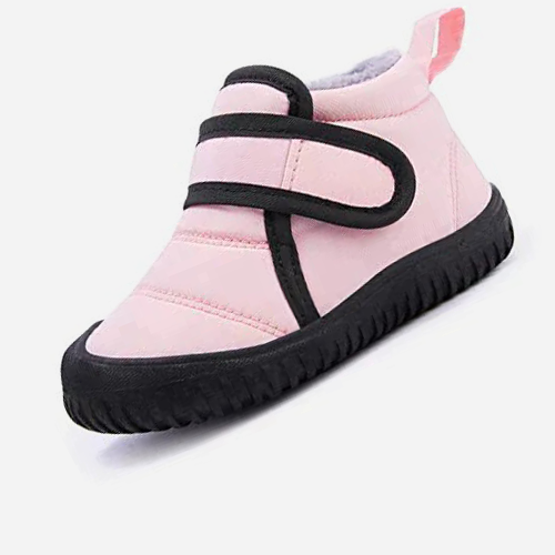Zapatos de invierno para bebés, antideslizantes, impermeables y con forro polar