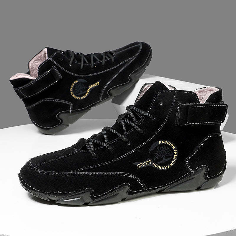 Zapatos barefoot de cuero impermeables botines unisex