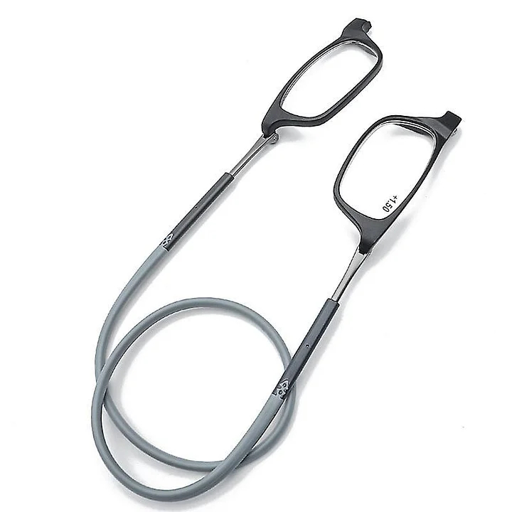 Gafas de lectura de alta calidad con absorción magnética TR, para colgar en el cuello, gafas de lectura divertidas