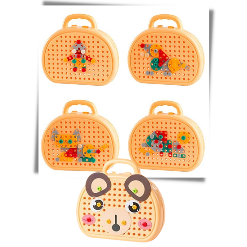 Kit educativo de juguetes y taladros de rompecabezas - Fácil de usar - Ozerty
