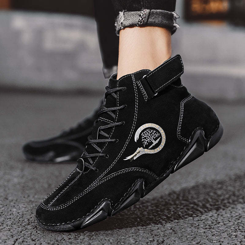 Zapatos barefoot de cuero impermeables botines unisex