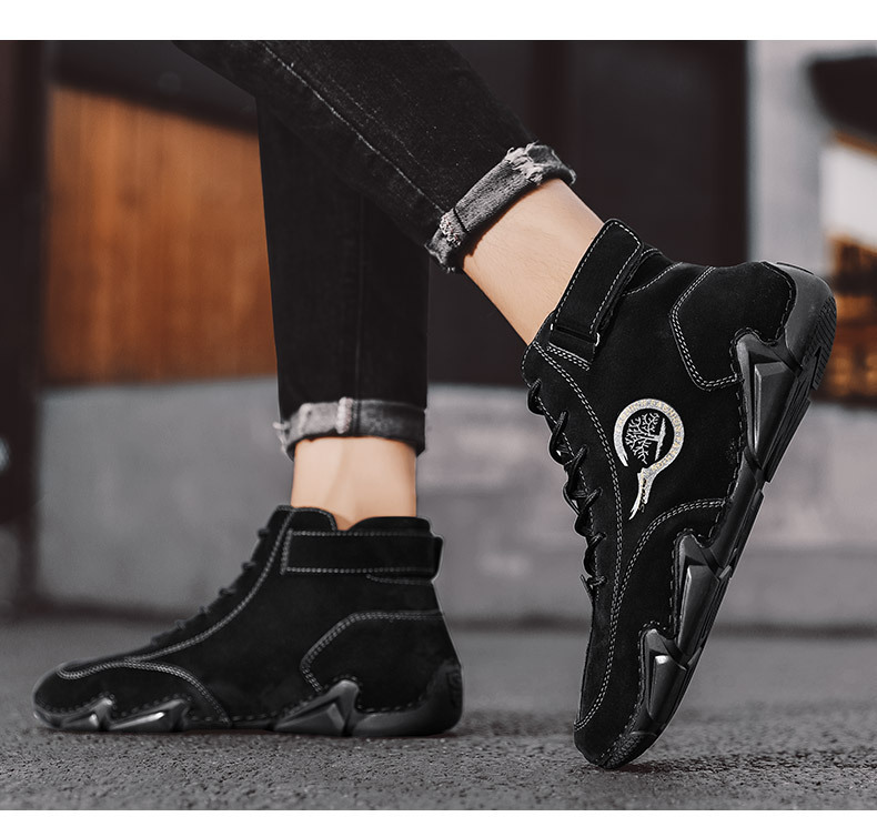 Zapatos barefoot de cuero impermeables botines unisex