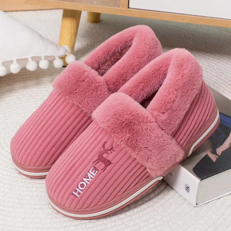 Pantuflas: cómodas pantuflas de invierno para interiores para ella