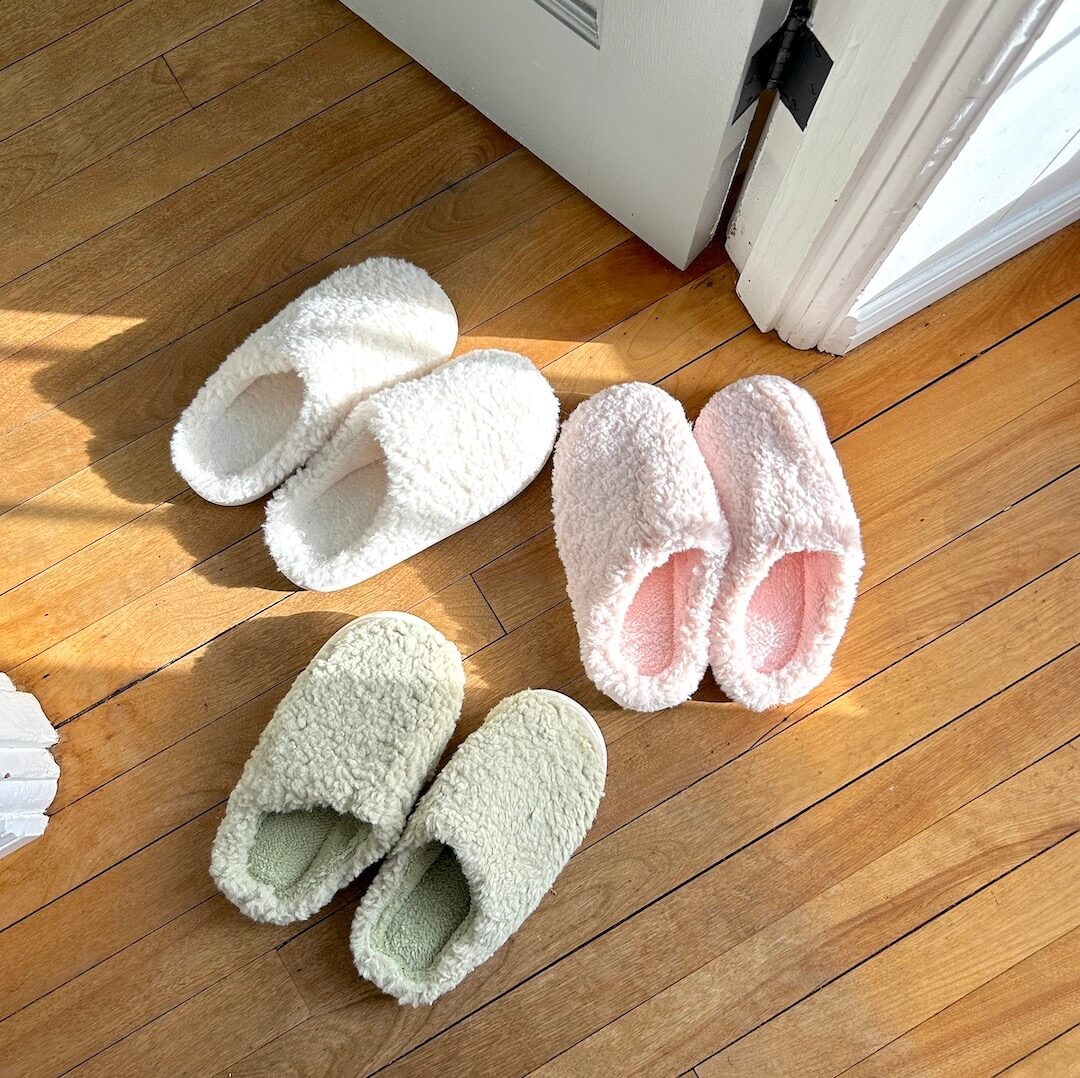 Pantuflas Nórdicas de Felpa para Mujer