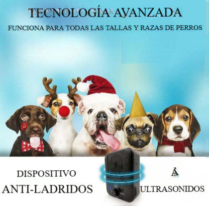 Antiladridos ultrasónico portátil para perros