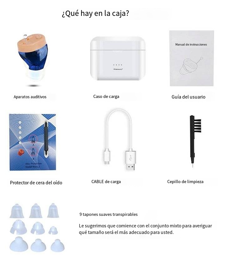 El mejor par de audífonos digitales recargables invisibles