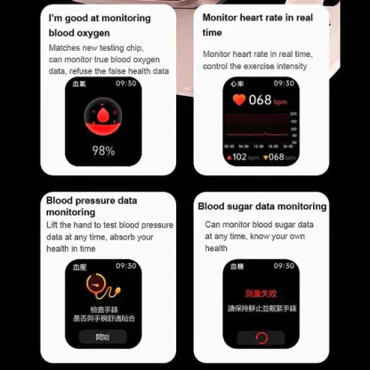 Reloj inteligente para medir la glucosa en sangre | Reloj inteligente para realizar pruebas de glucosa en sangre no invasivas