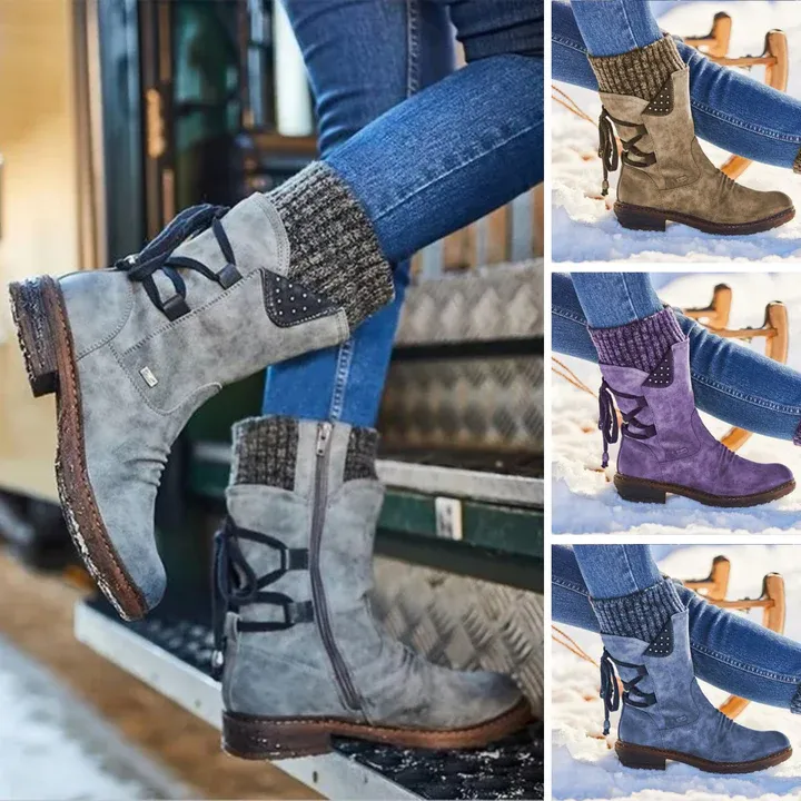 Botas de nieve para mujer hasta la pantorrilla