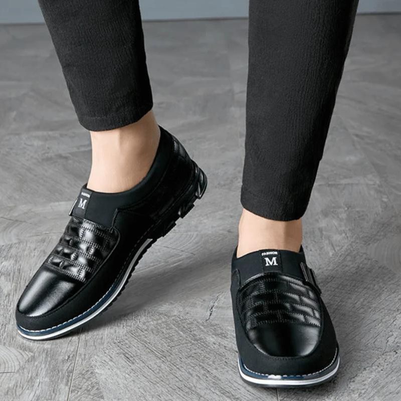 Zapatos de cuero transpirables formales de negocios para hombres