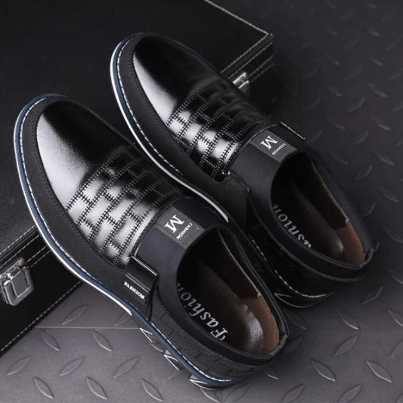 Zapatos de cuero transpirables formales de negocios para hombres