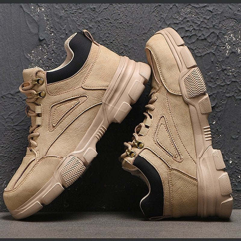 Botas de seguridad con punta de acero para escalada de hombres