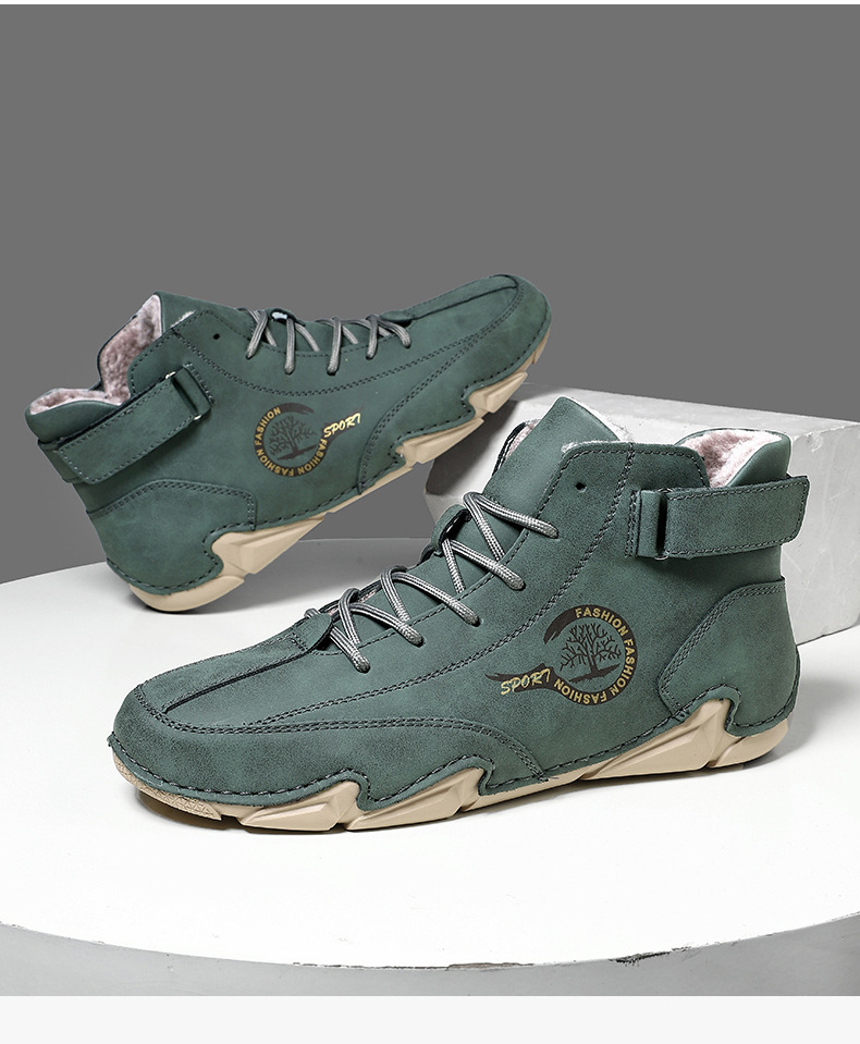 Zapatos barefoot de cuero impermeables botines unisex