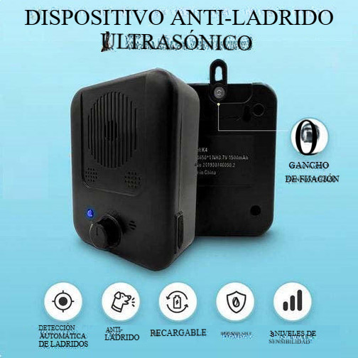 Antiladridos ultrasónico portátil para perros